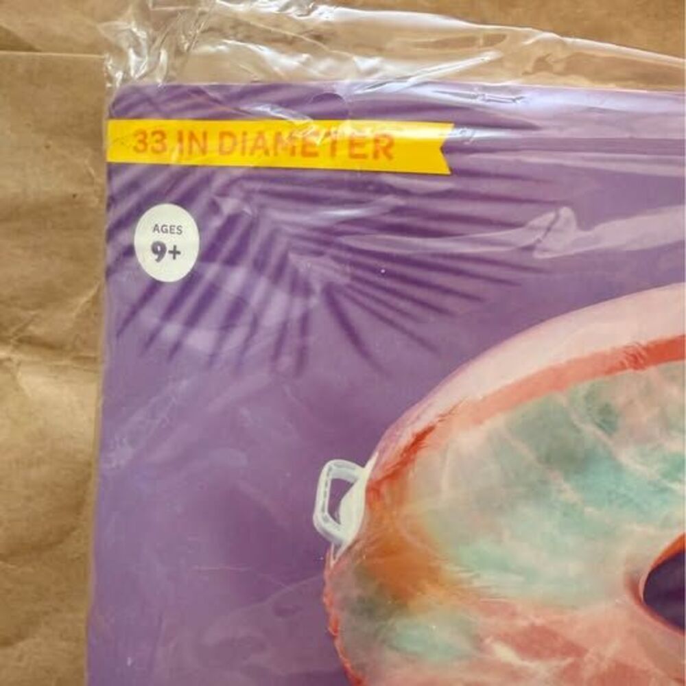 Sun Squad Inflatable Swim Tube with Handles 33" diameter New - Picture 5 of 5